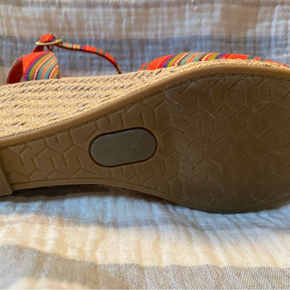 Adam Tucker multi colored espadrille size 9.5 - Picture 4 of 6